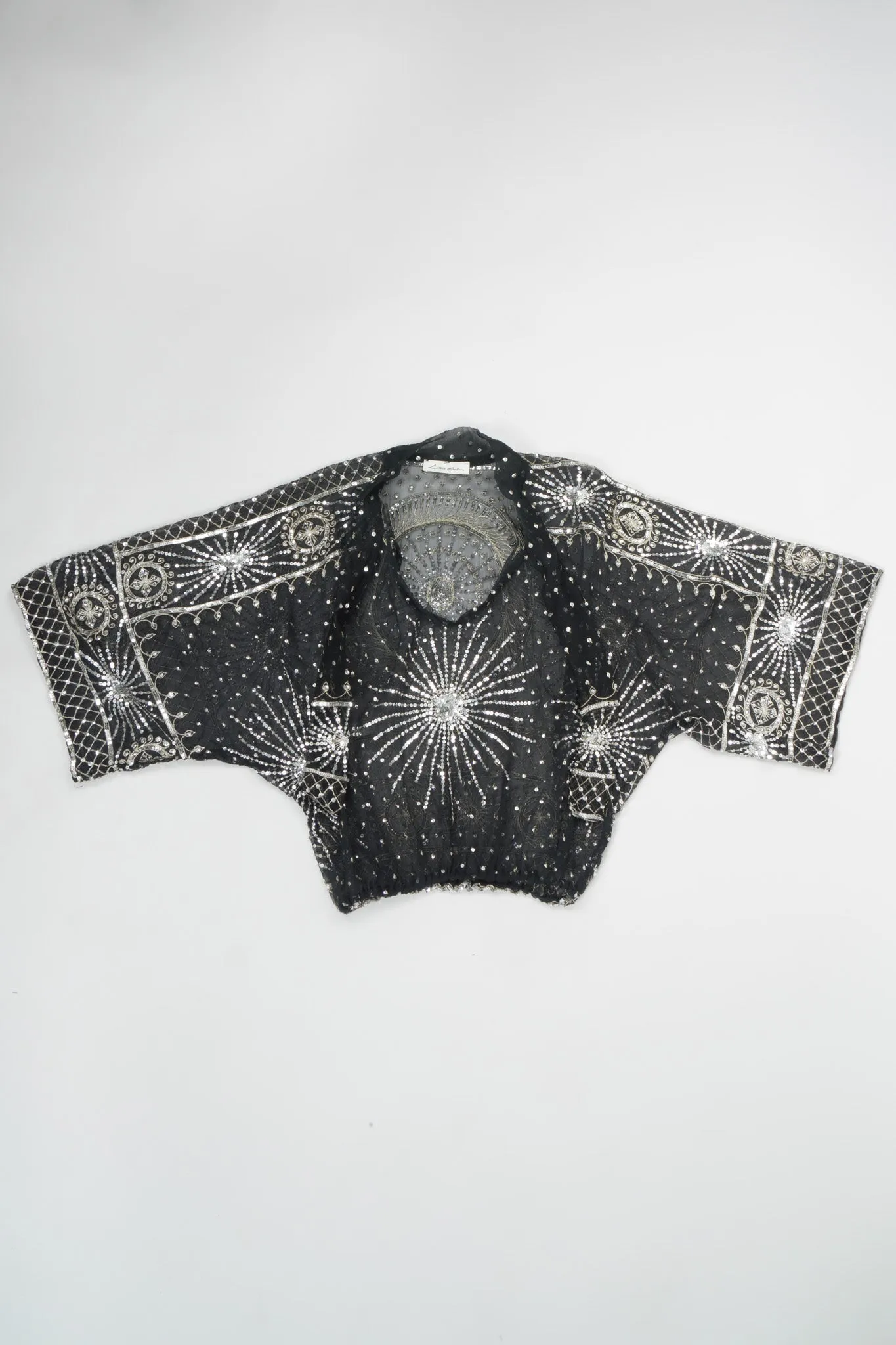 Chiffon Sequin Starburst Top