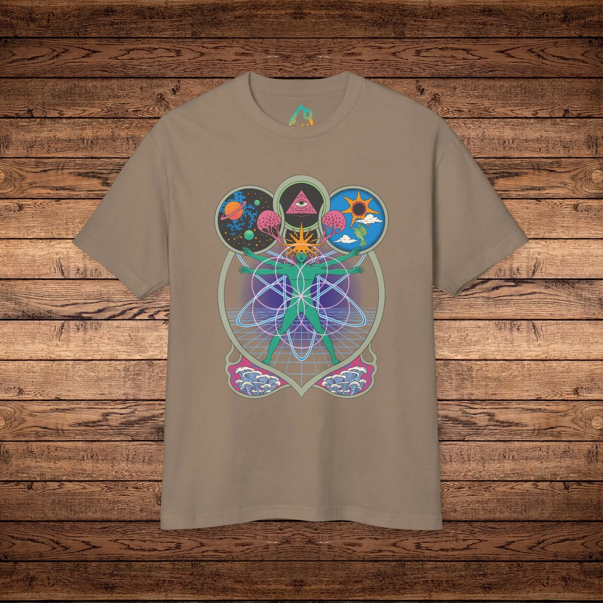 Connectedness - Unisex Garment-Dyed Heavyweight Cotton Tee