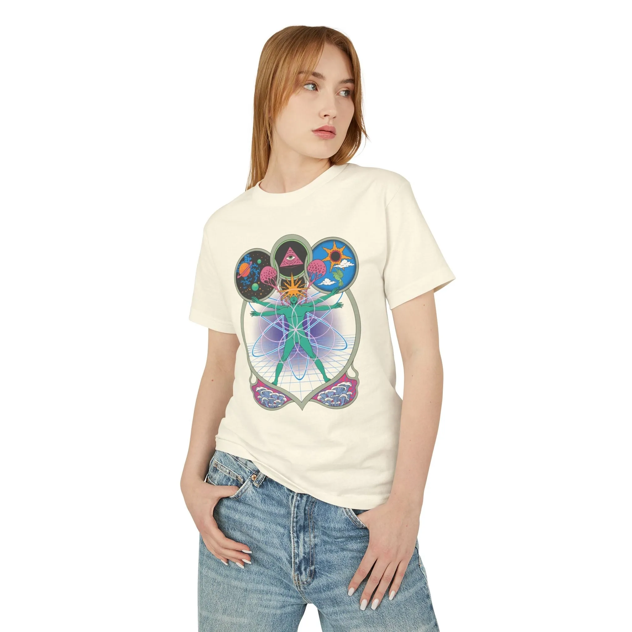 Connectedness - Unisex Garment-Dyed Heavyweight Cotton Tee