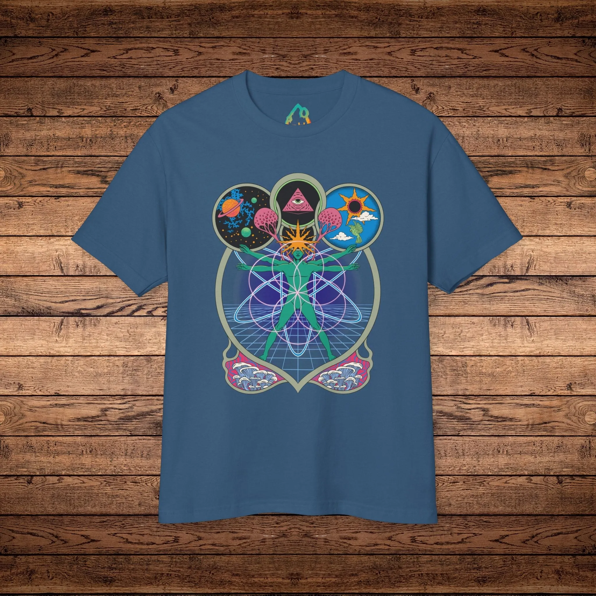 Connectedness - Unisex Garment-Dyed Heavyweight Cotton Tee