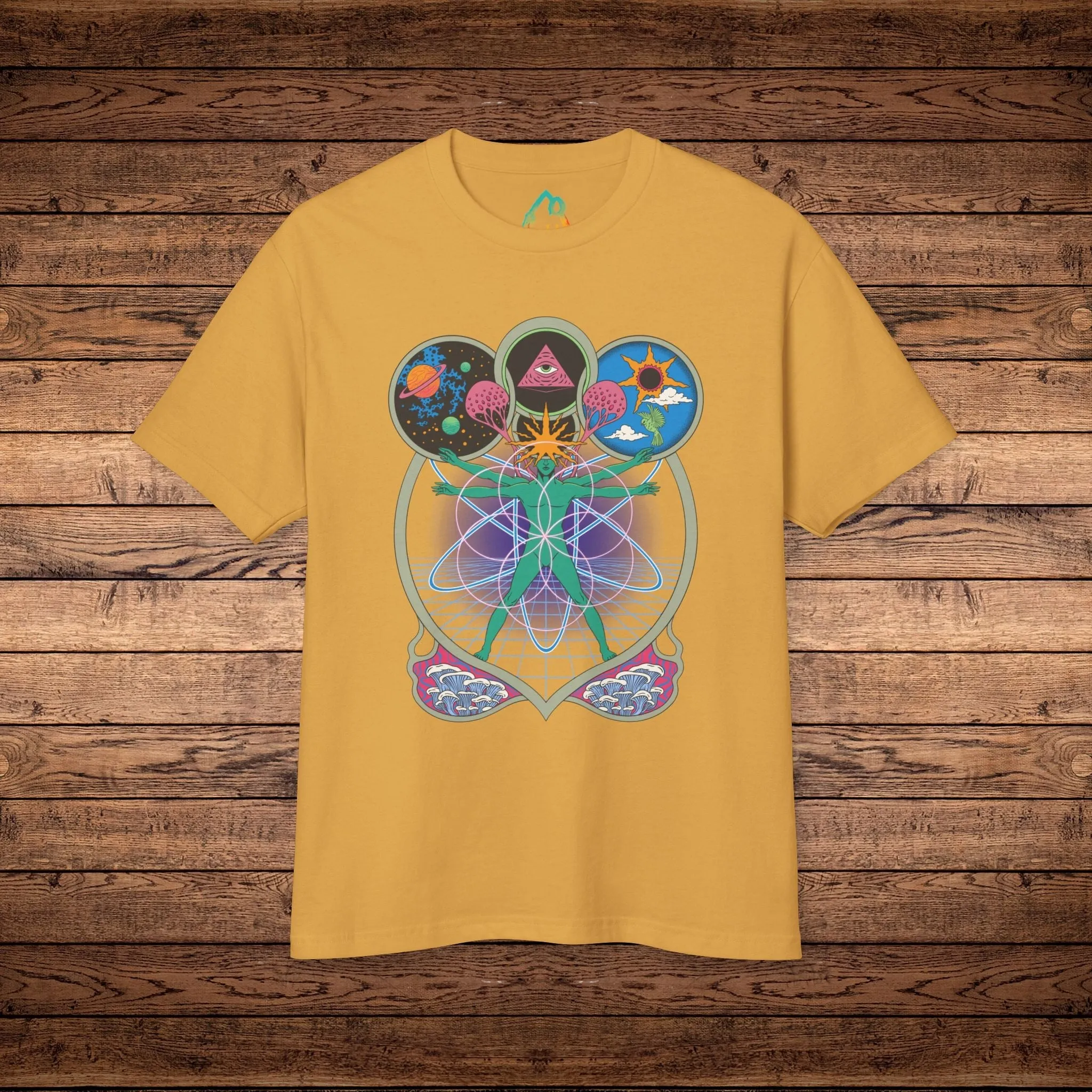 Connectedness - Unisex Garment-Dyed Heavyweight Cotton Tee