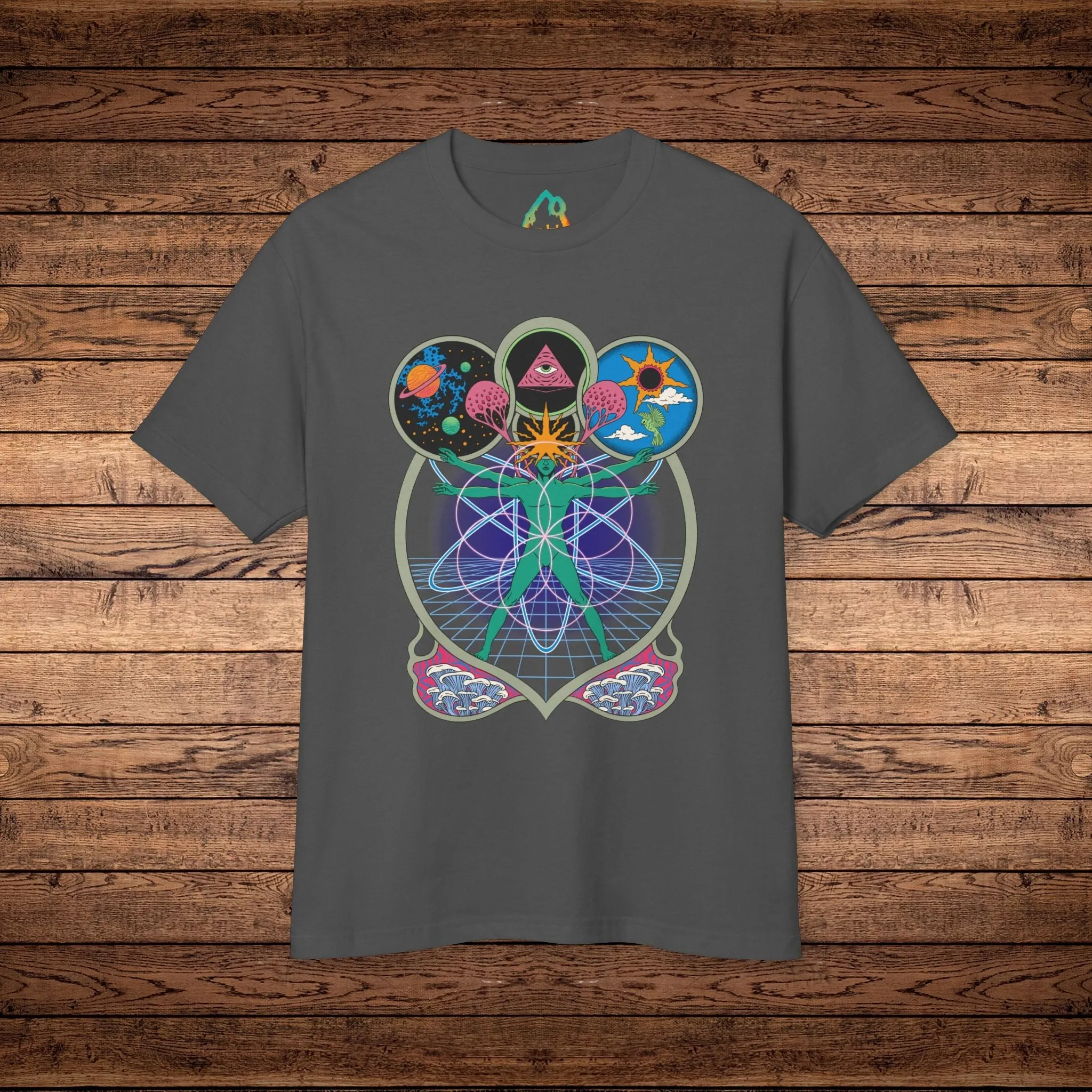 Connectedness - Unisex Garment-Dyed Heavyweight Cotton Tee