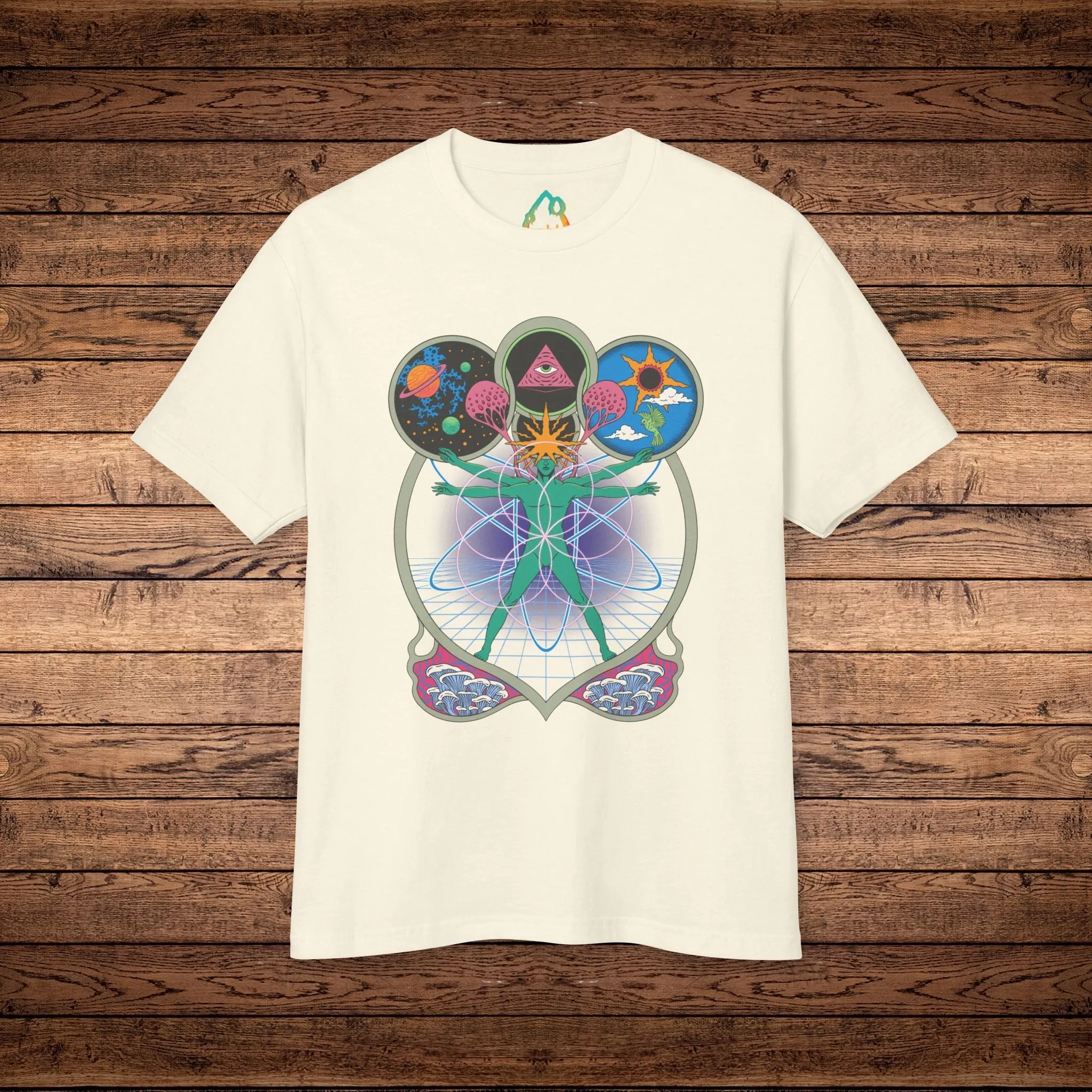 Connectedness - Unisex Garment-Dyed Heavyweight Cotton Tee