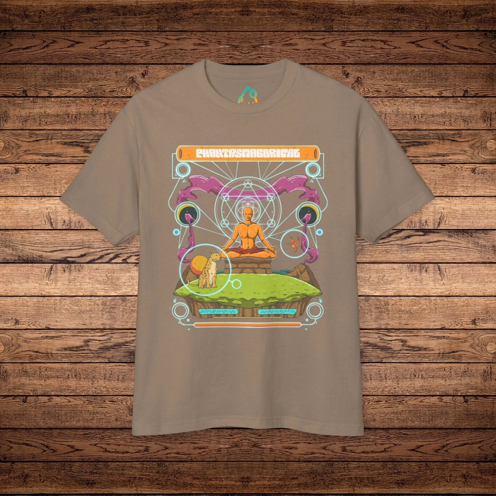Cosmic Flow - Unisex Garment-Dyed Heavyweight Cotton Tee