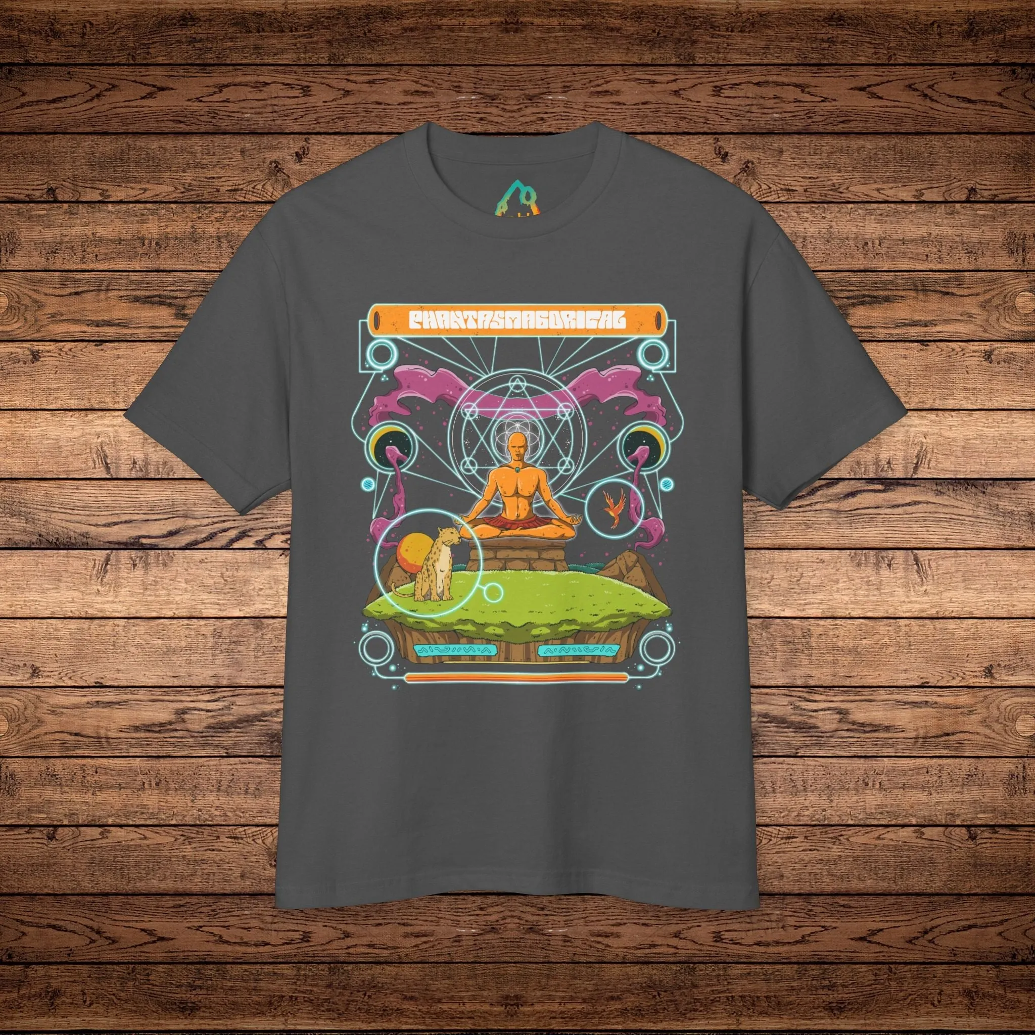 Cosmic Flow - Unisex Garment-Dyed Heavyweight Cotton Tee