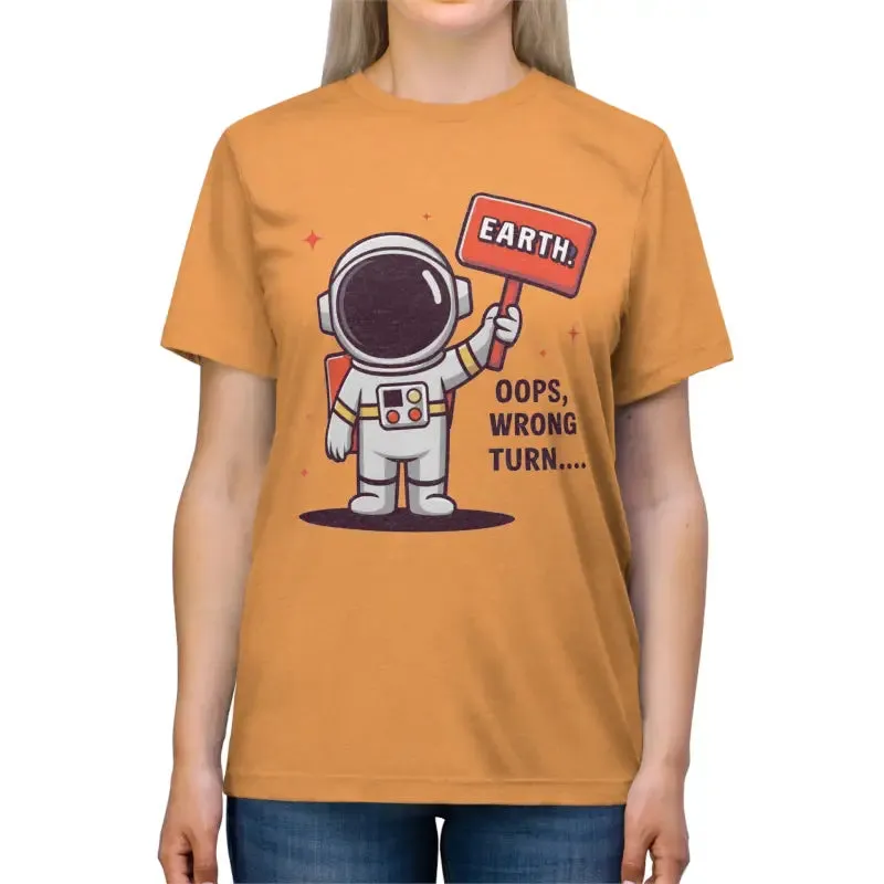 Cosmic Mishaps Astronaut Tee for Bold Explorers
