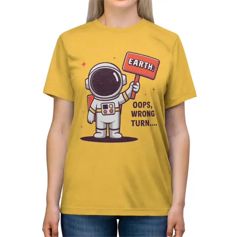 Cosmic Mishaps Astronaut Tee for Bold Explorers
