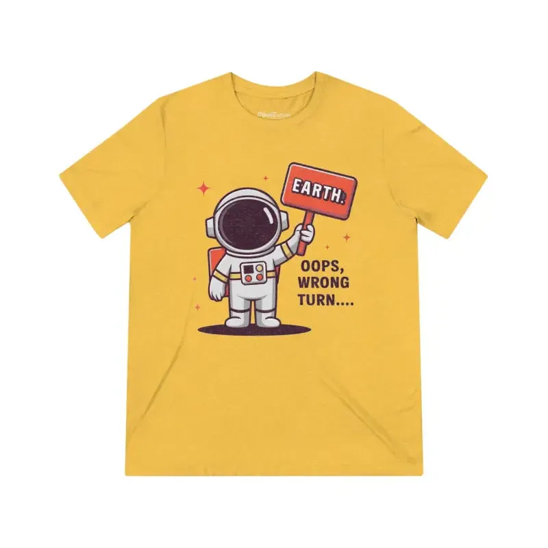 Cosmic Mishaps Astronaut Tee for Bold Explorers