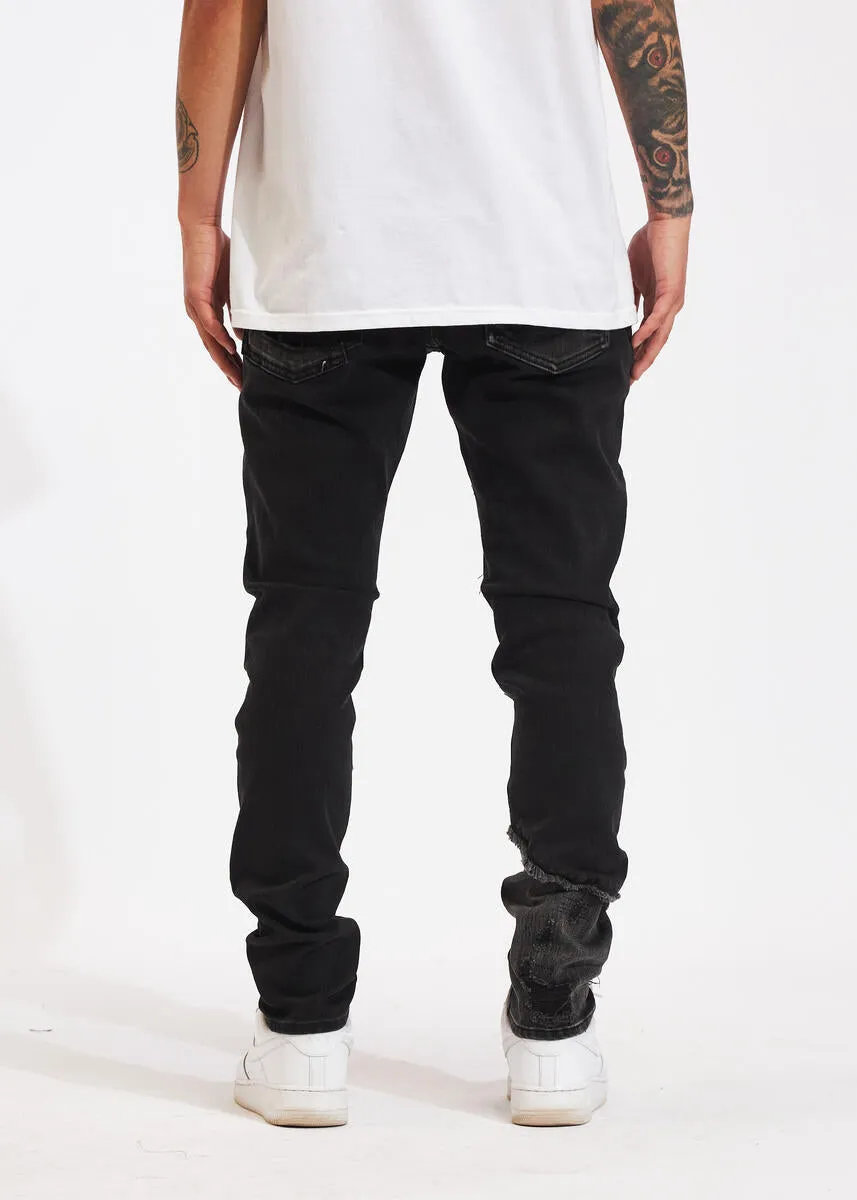 Crysp Denim Arch Washed Black