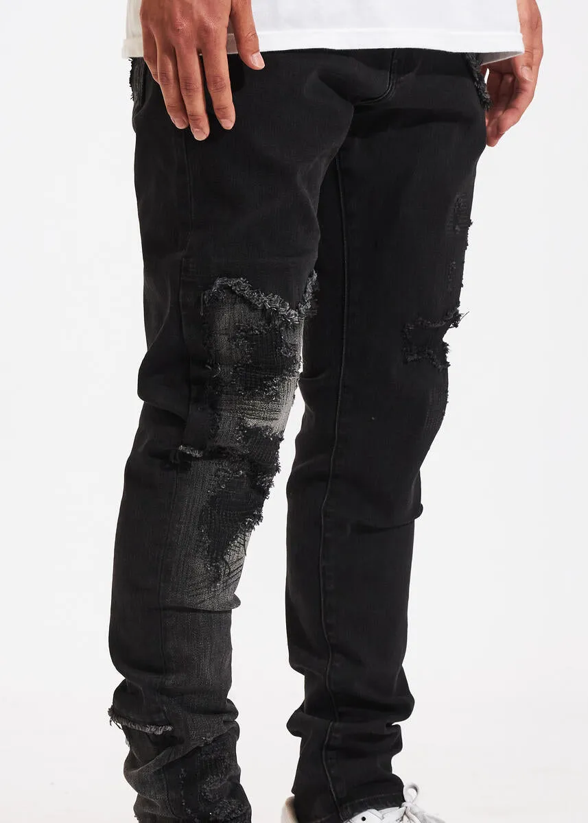 Crysp Denim Arch Washed Black