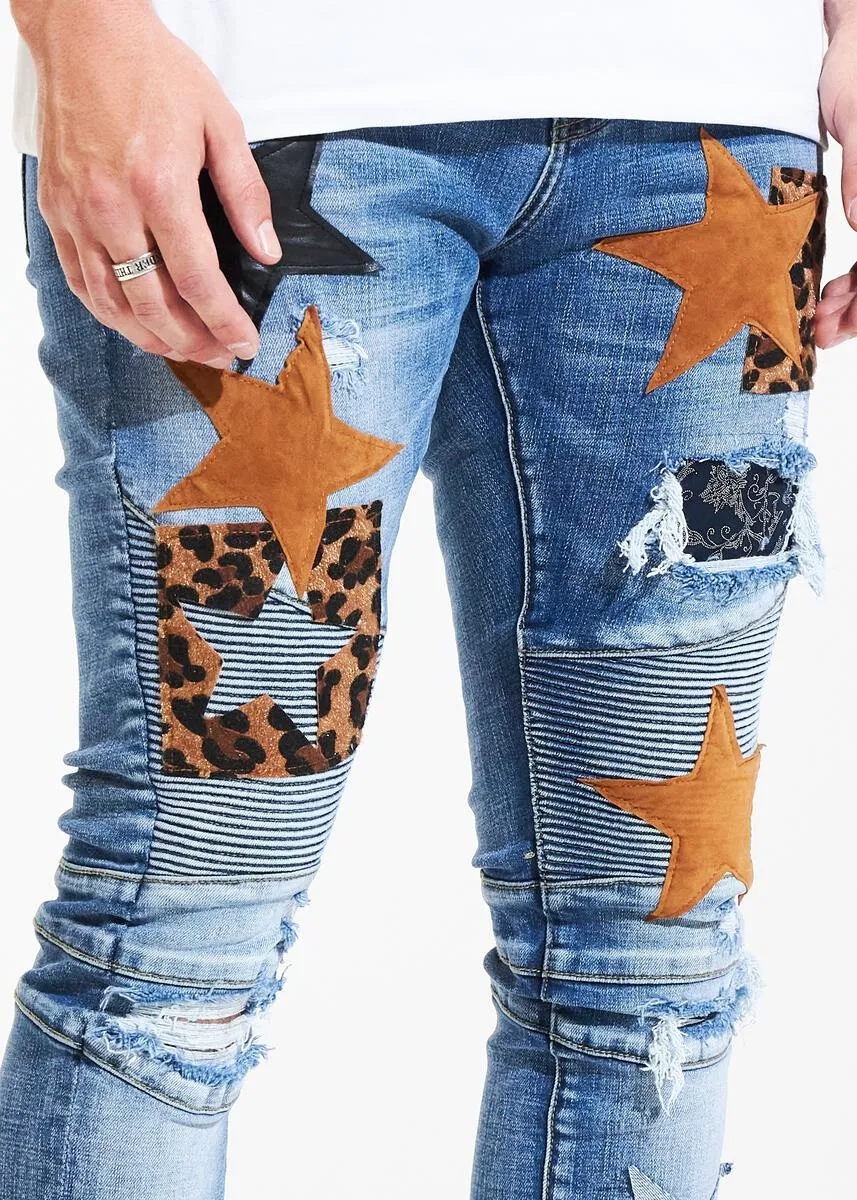 CRYSP SKYWALKER BIKER DENIM
