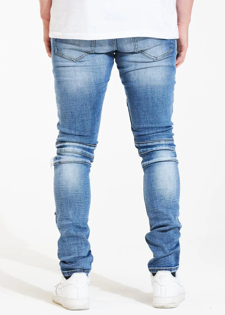 CRYSP SKYWALKER BIKER DENIM