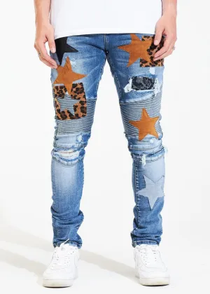 CRYSP SKYWALKER BIKER DENIM