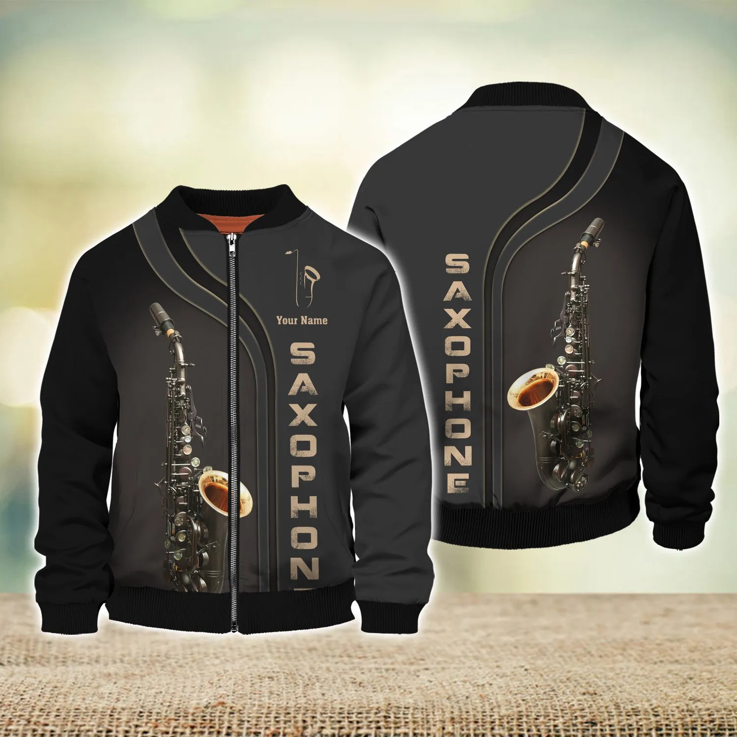 Custom Saxophone Shirts Saxophone Pattern Design Shirts 2738