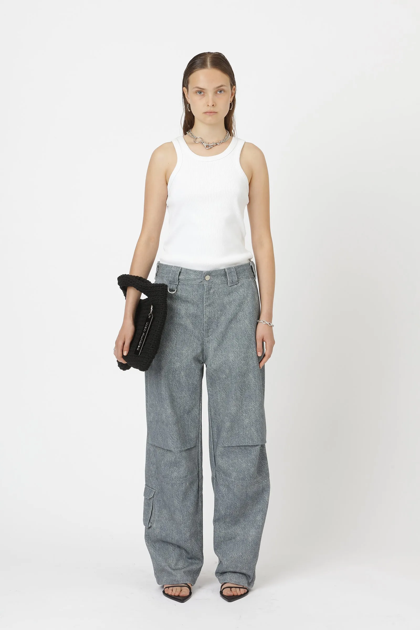 Dayana Faux Denim - Blue