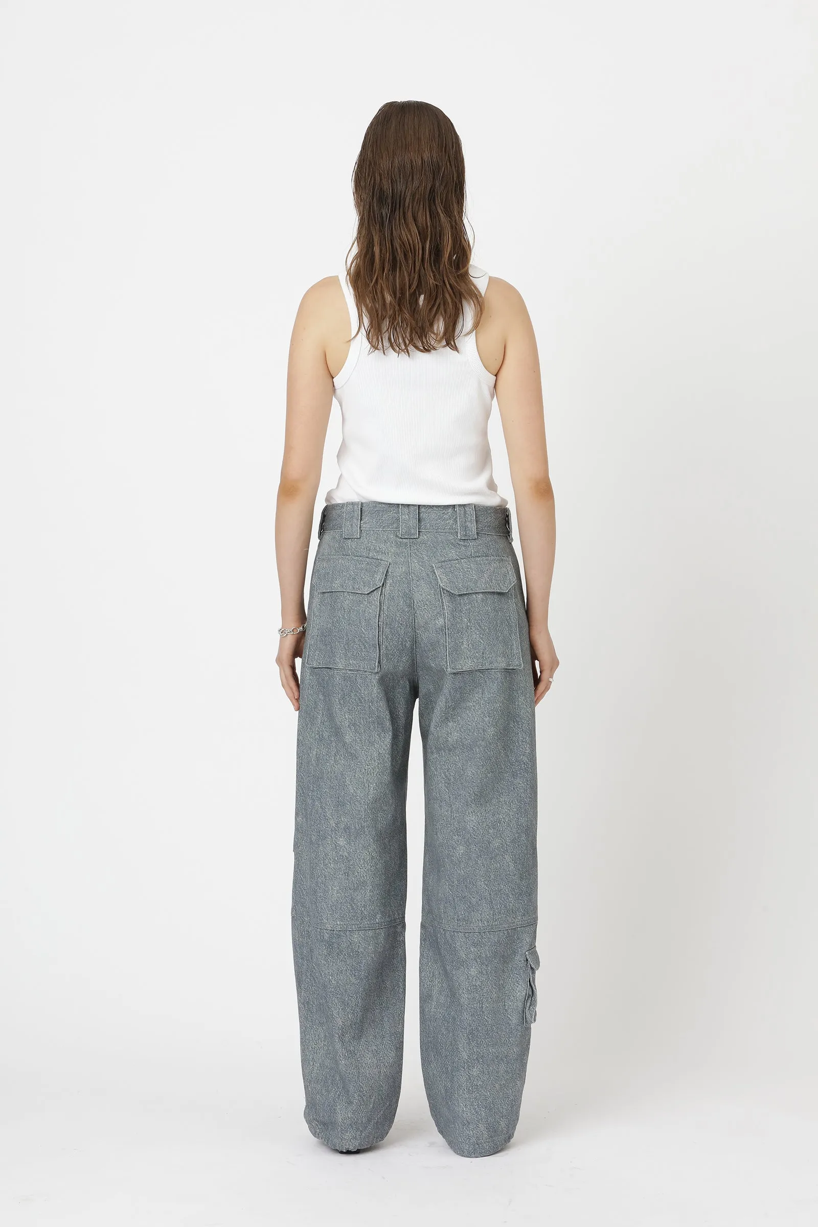 Dayana Faux Denim - Blue