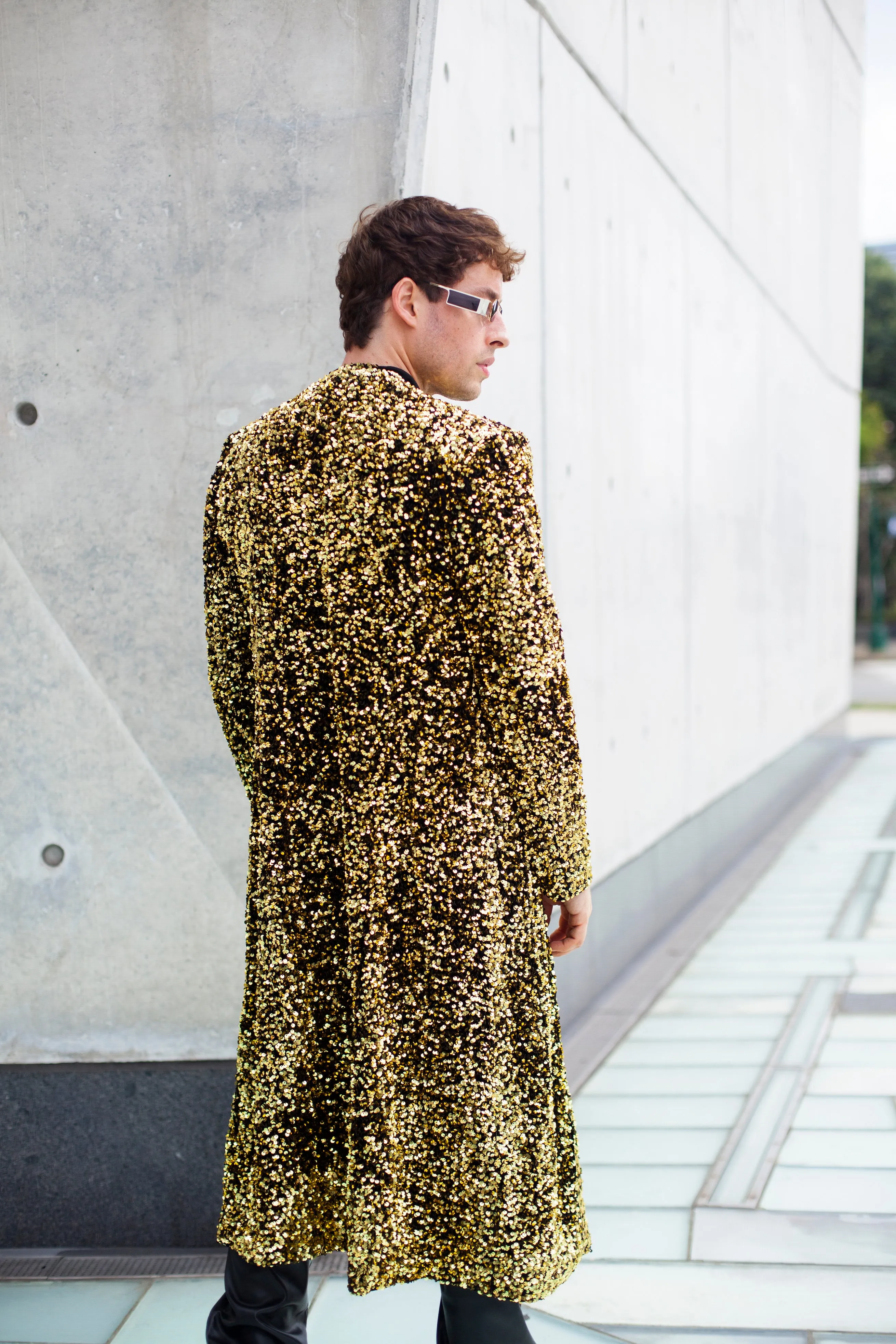 Deckard Gold Sequined Jacket