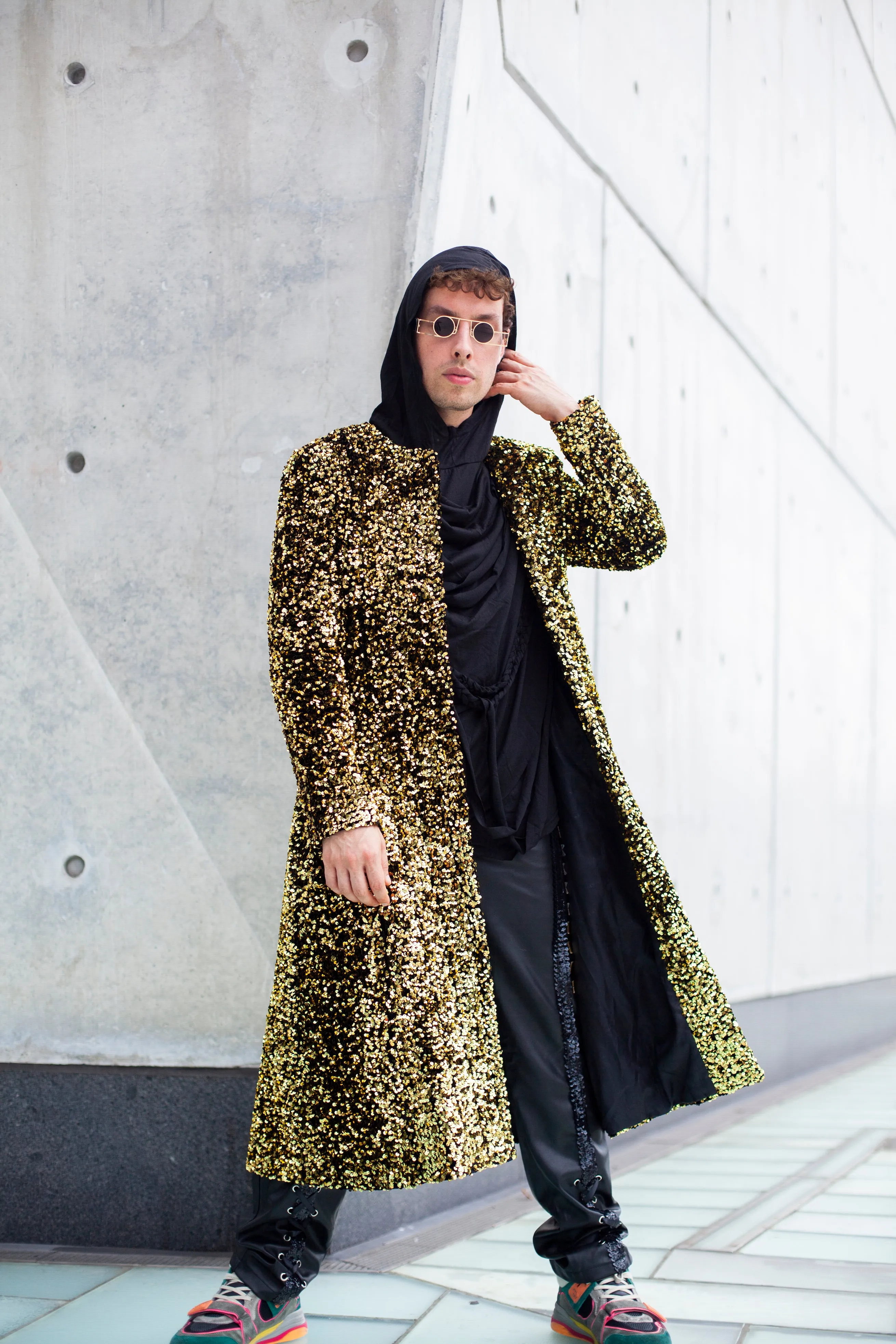 Deckard Gold Sequined Jacket