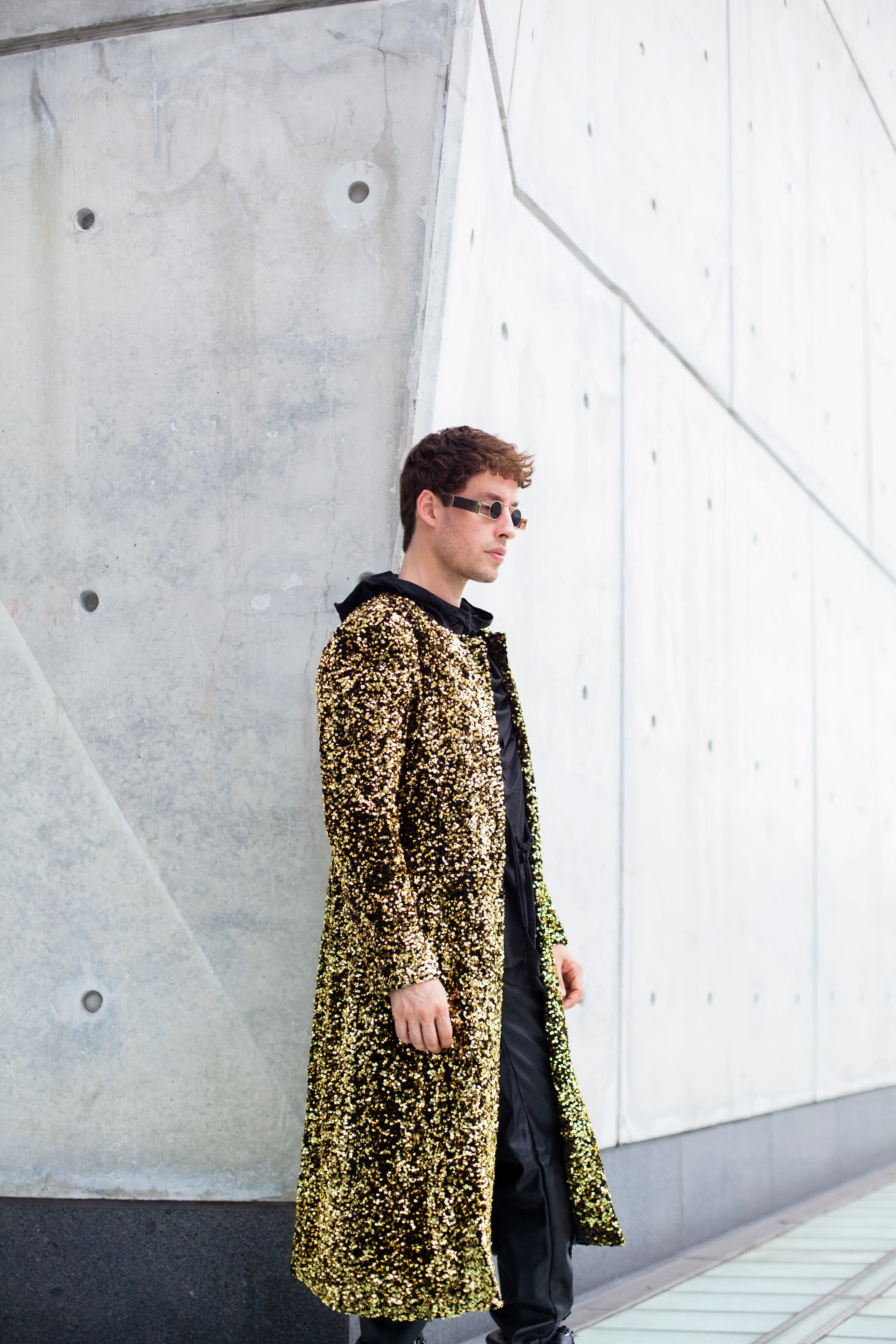 Deckard Gold Sequined Jacket