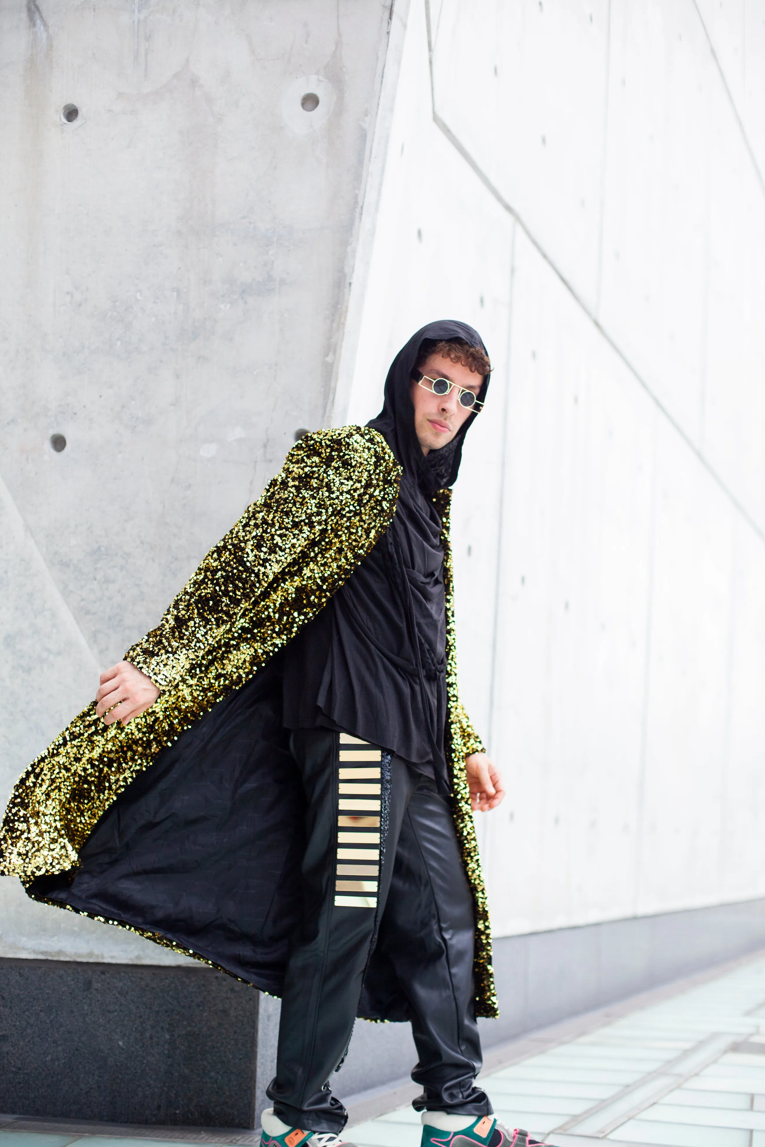 Deckard Gold Sequined Jacket
