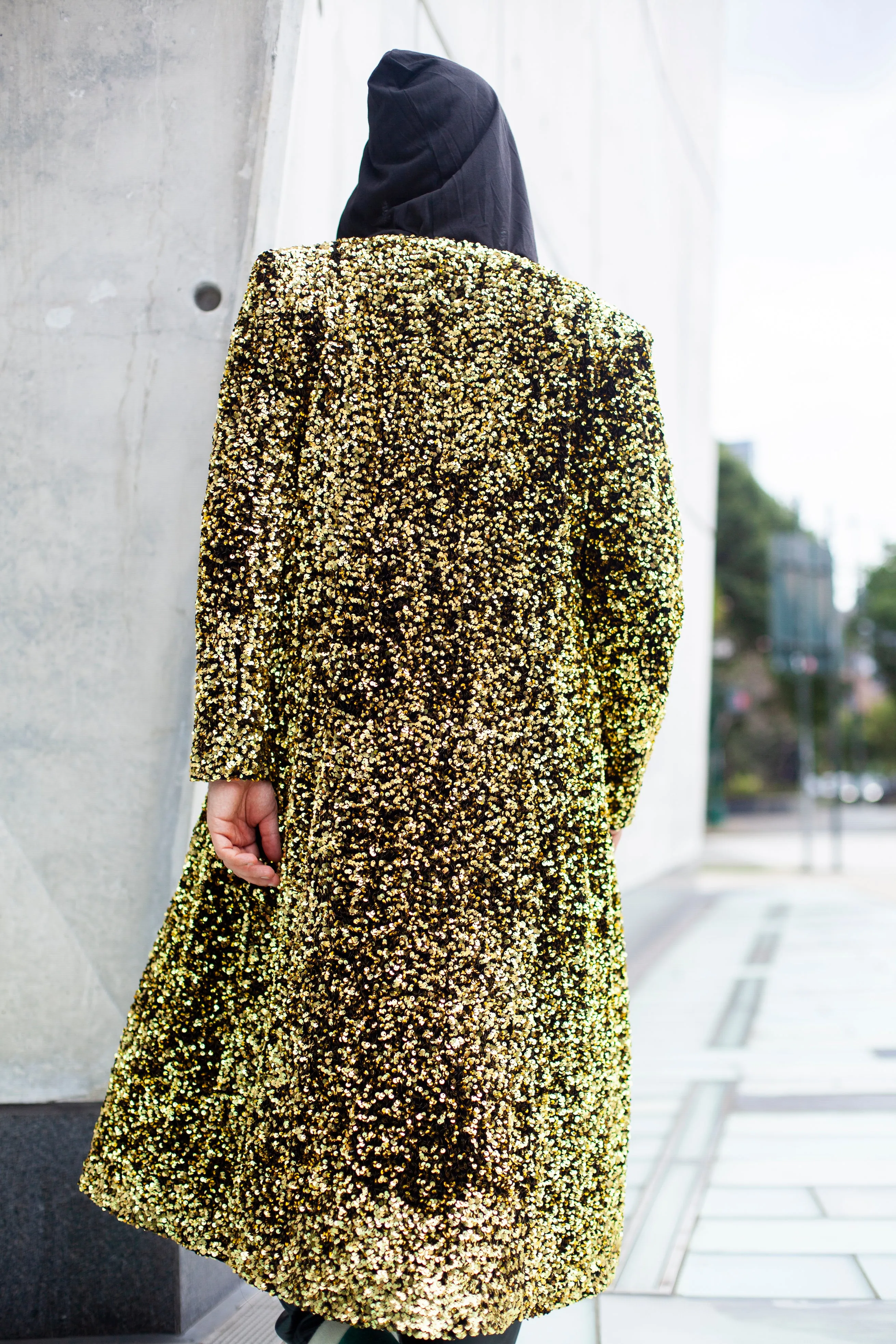 Deckard Gold Sequined Jacket