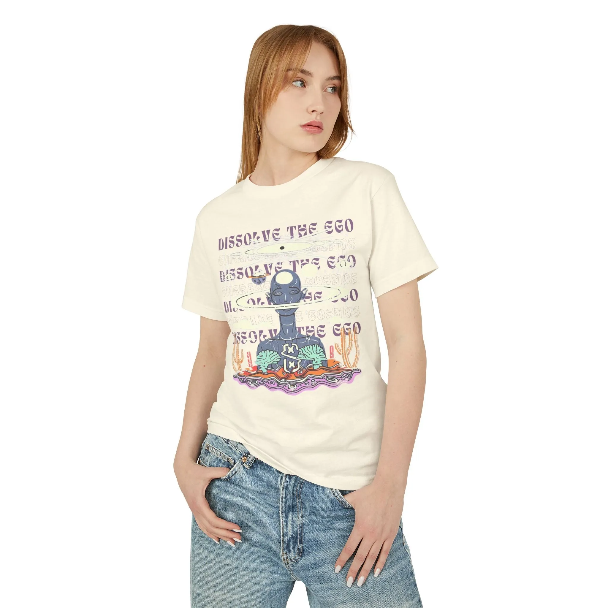 Dissolve The Ego - Unisex Garment-Dyed Heavyweight Cotton Tee