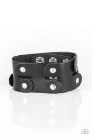 Downright Desperado - Black Men's Bracelet