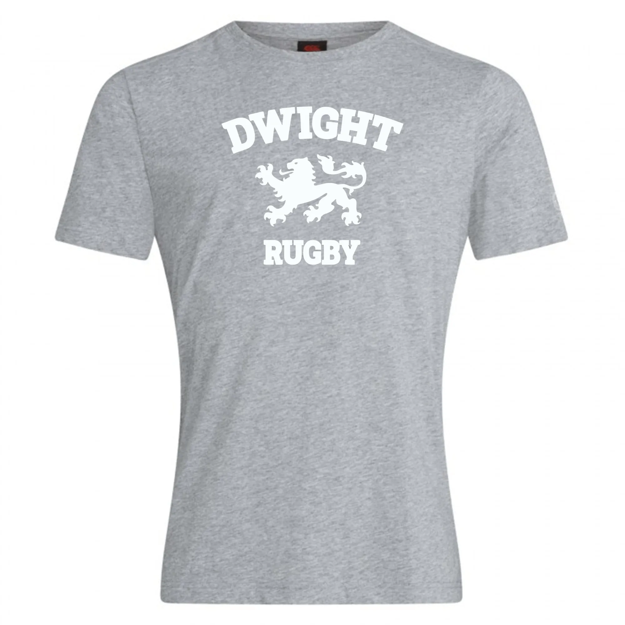 Dwight Rugby White Logo Club Plain Tee by Canterbury