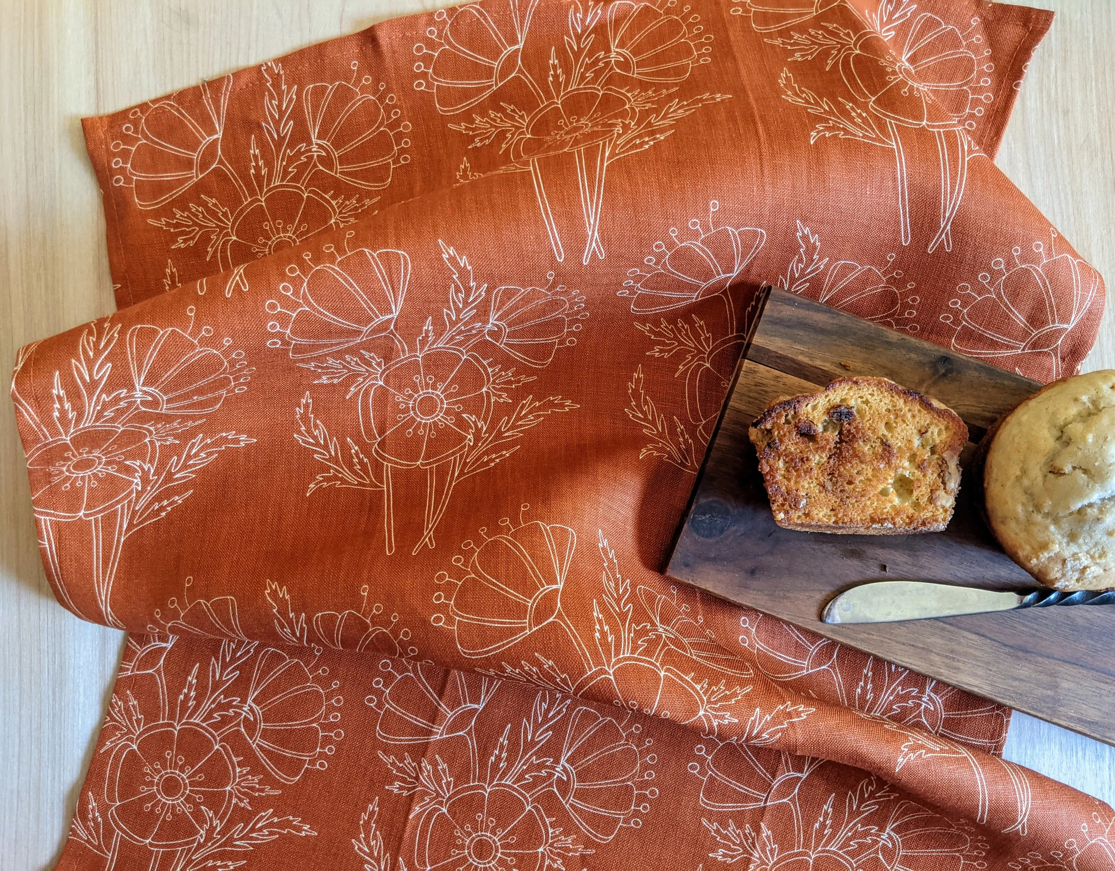 Earth Tones Kitchen Tea Towel Bundle - Set of 3 Kitchen Towels