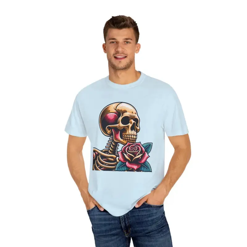 Elevate your Style with Skull with Rose Tee