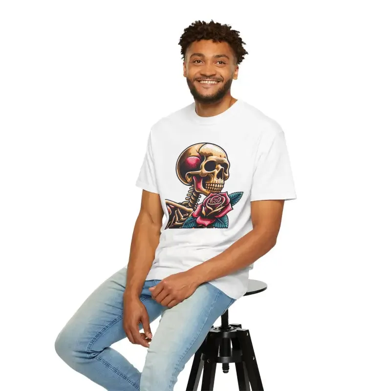 Elevate your Style with Skull with Rose Tee