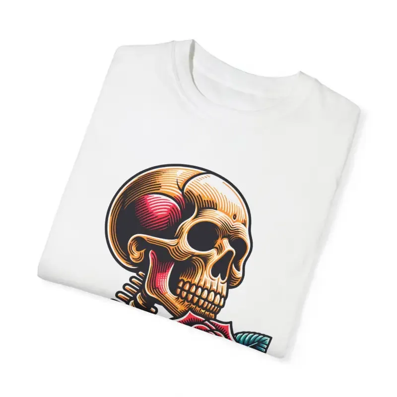 Elevate your Style with Skull with Rose Tee