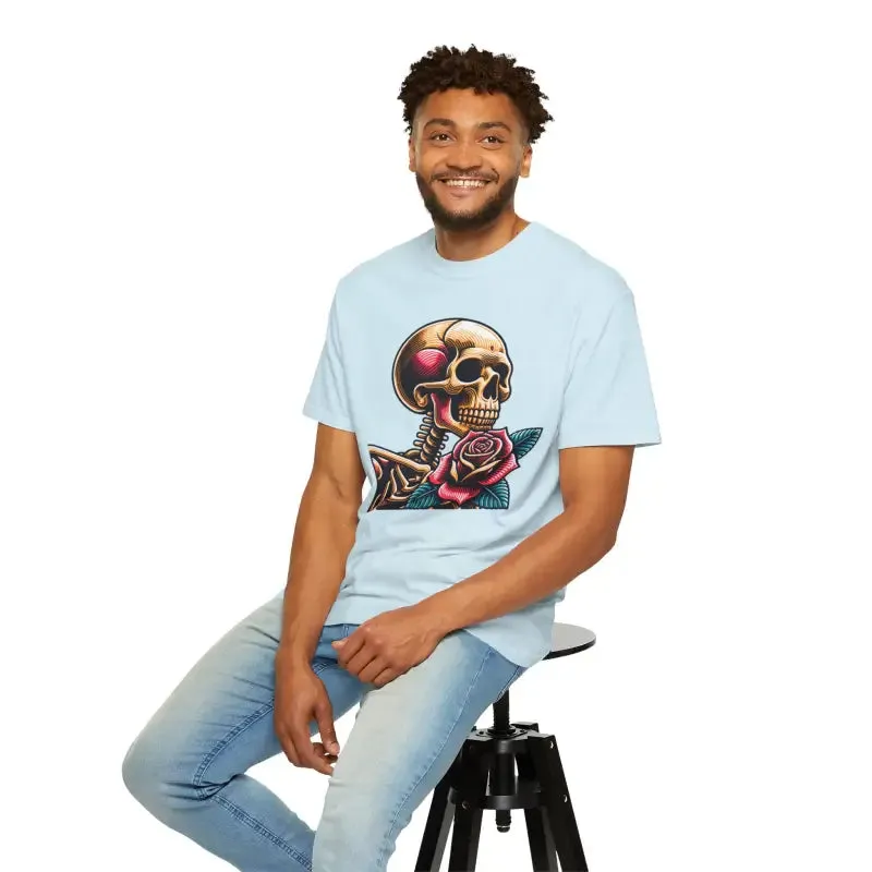 Elevate your Style with Skull with Rose Tee