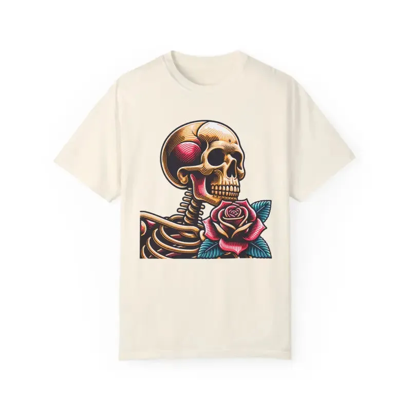 Elevate your Style with Skull with Rose Tee