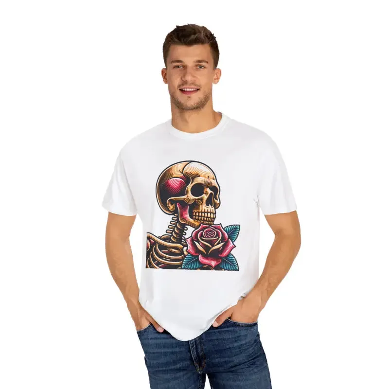 Elevate your Style with Skull with Rose Tee