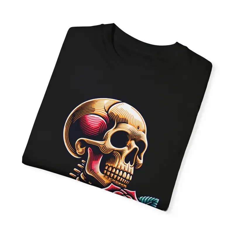 Elevate your Style with Skull with Rose Tee