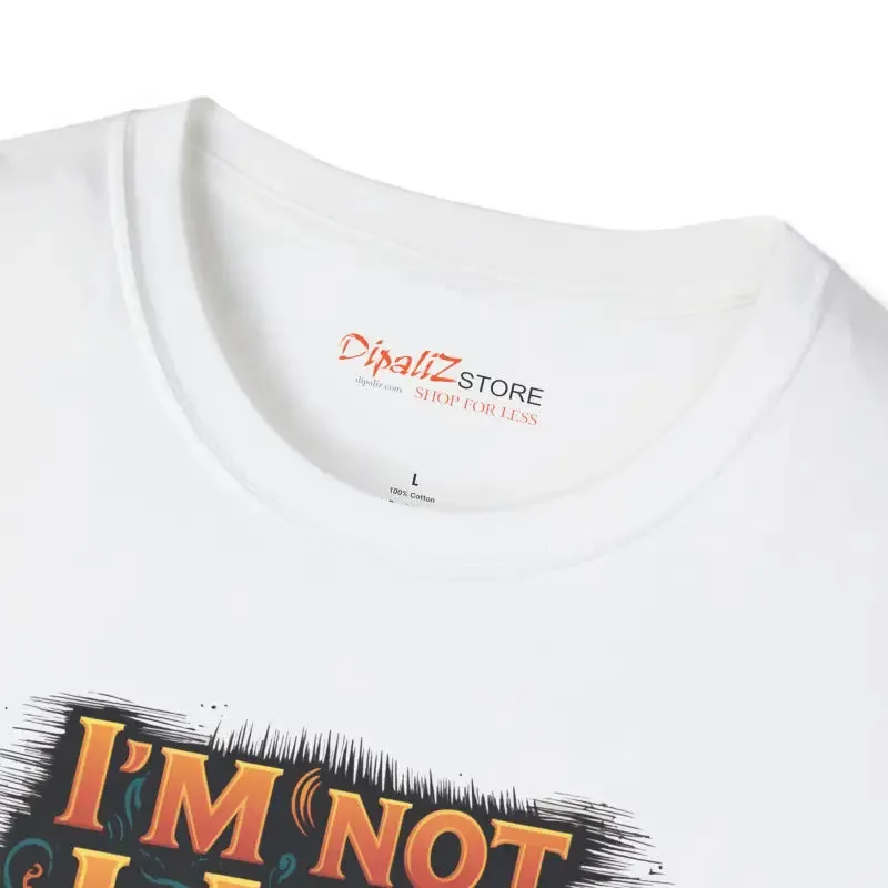 Energy Saving Mode Cotton Tee i am not Lazy
