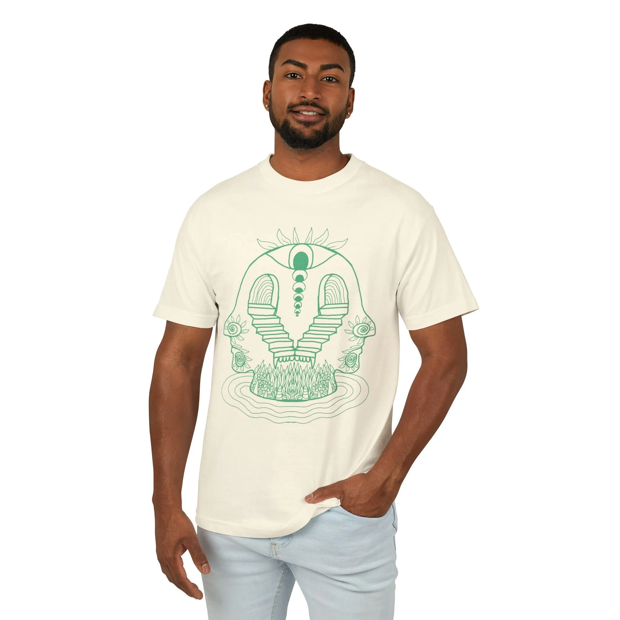 Enigma - Unisex Garment-Dyed Heavyweight Cotton Tee