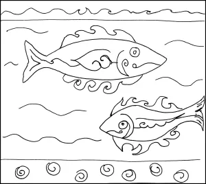 Fishy Friends 29" x 26" Pattern