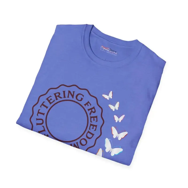 Fluttering Freedom Butterfly t Shirt Soars in Style