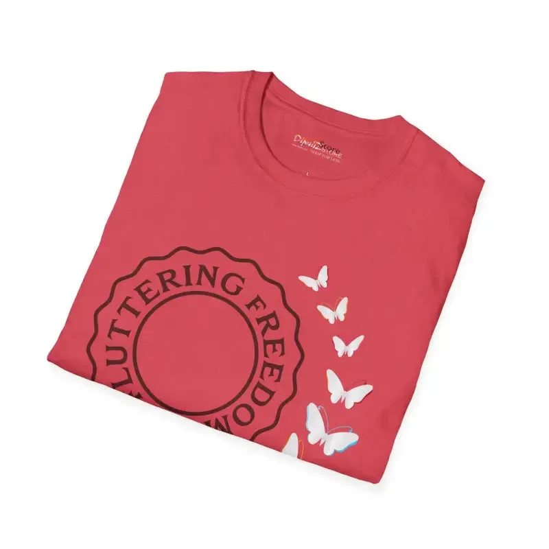 Fluttering Freedom Butterfly t Shirt Soars in Style