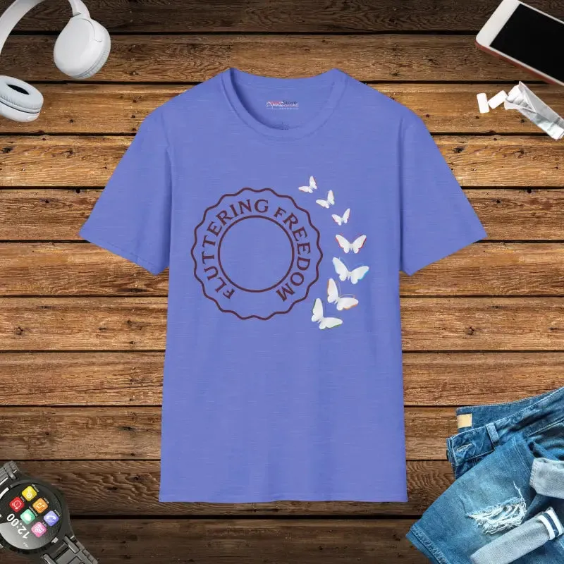 Fluttering Freedom Butterfly t Shirt Soars in Style