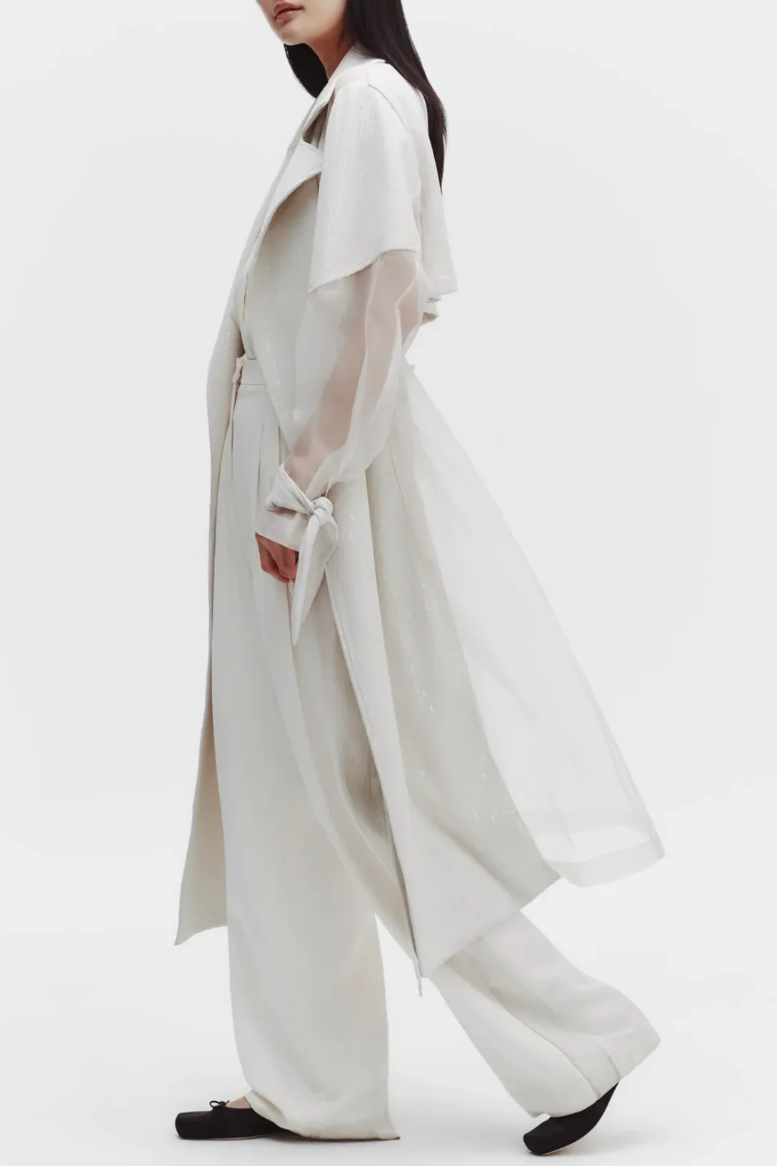 Foreign Affair Jacket with Sequins | Ivory