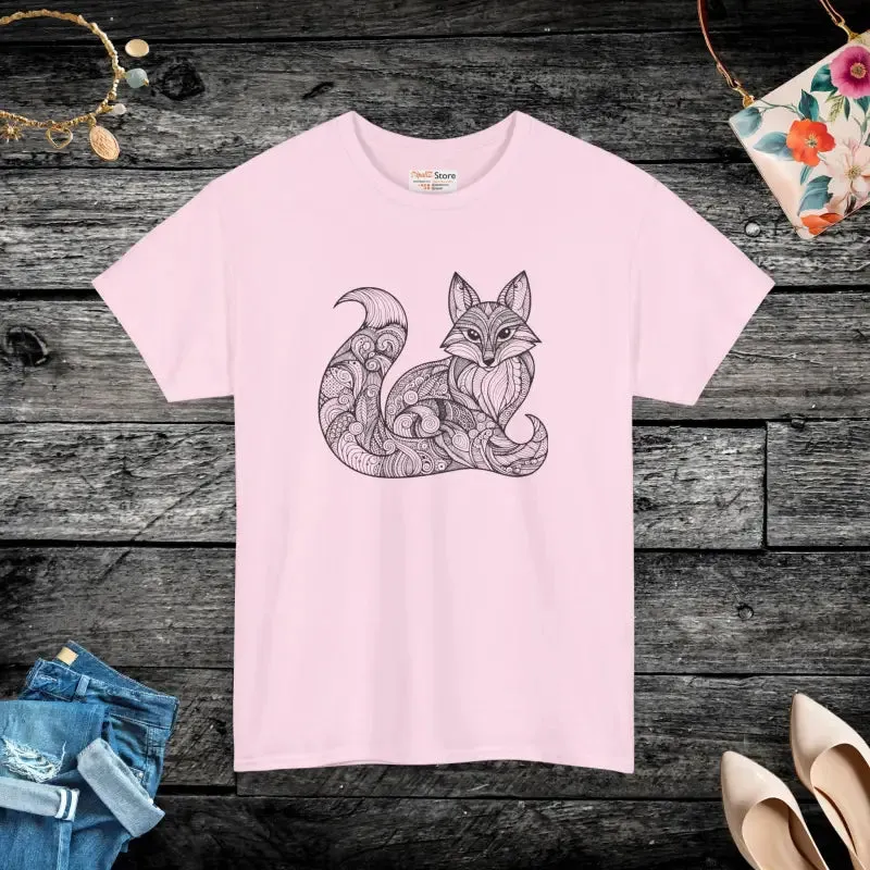 Fox Mandala Unisex Tee Upgrades your Look