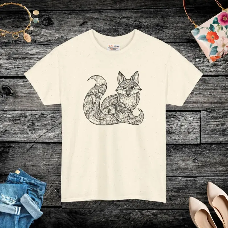 Fox Mandala Unisex Tee Upgrades your Look