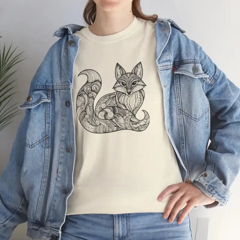 Fox Mandala Unisex Tee Upgrades your Look