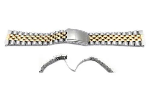 Genuine Seiko Dual Tone Jubilee Style 20mm Watch Band