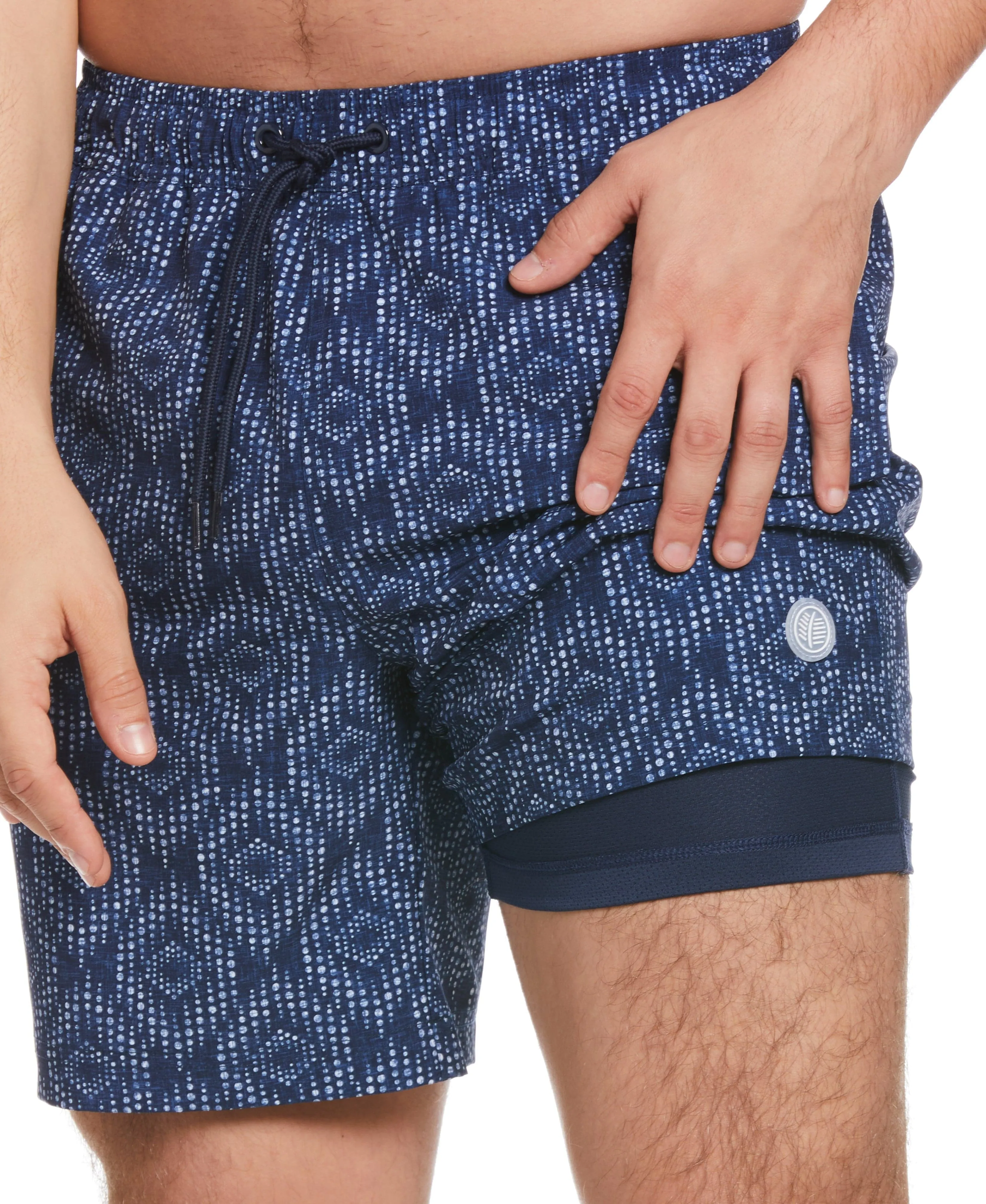 Geo Print 7" Swim Trunks