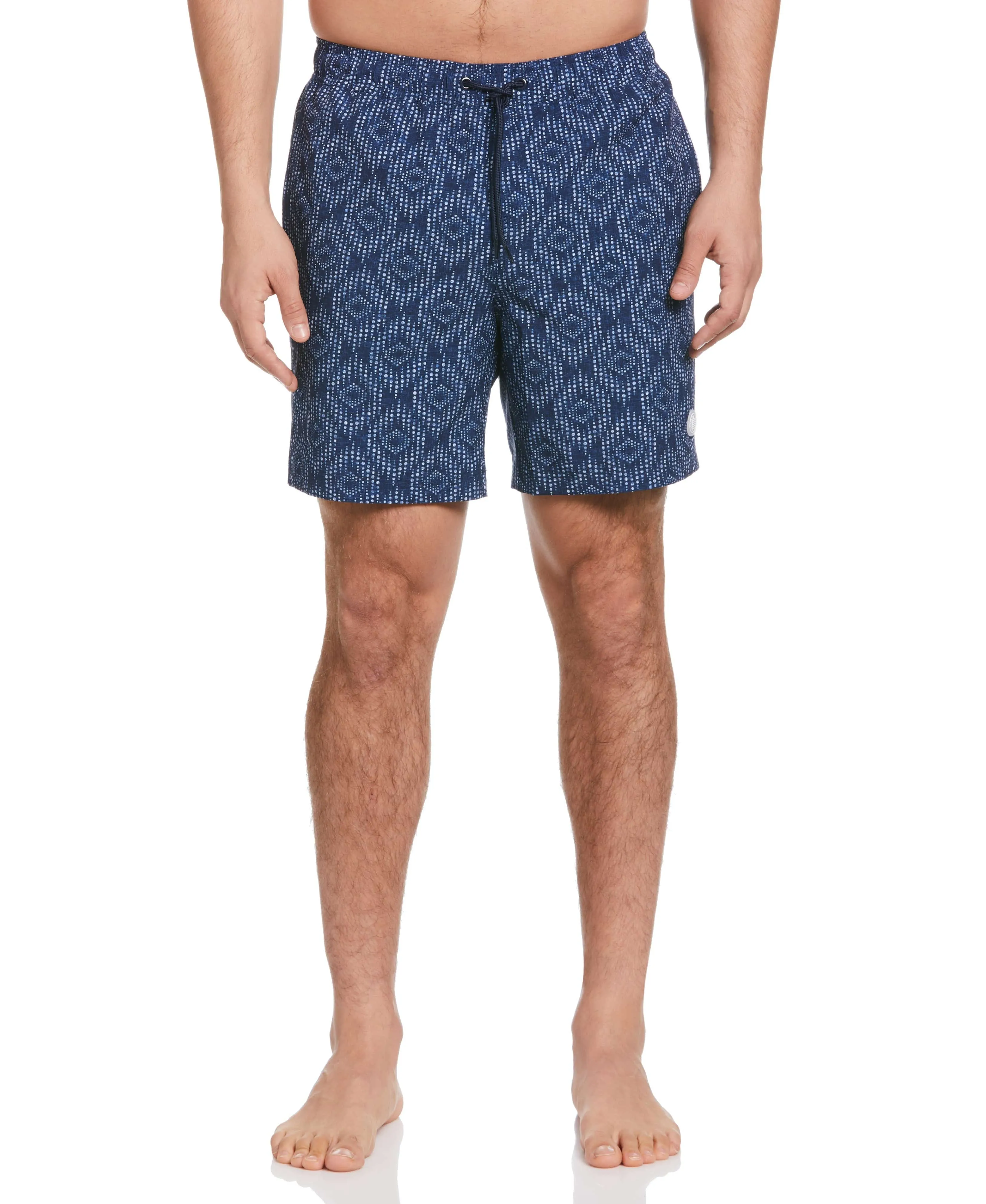 Geo Print 7" Swim Trunks
