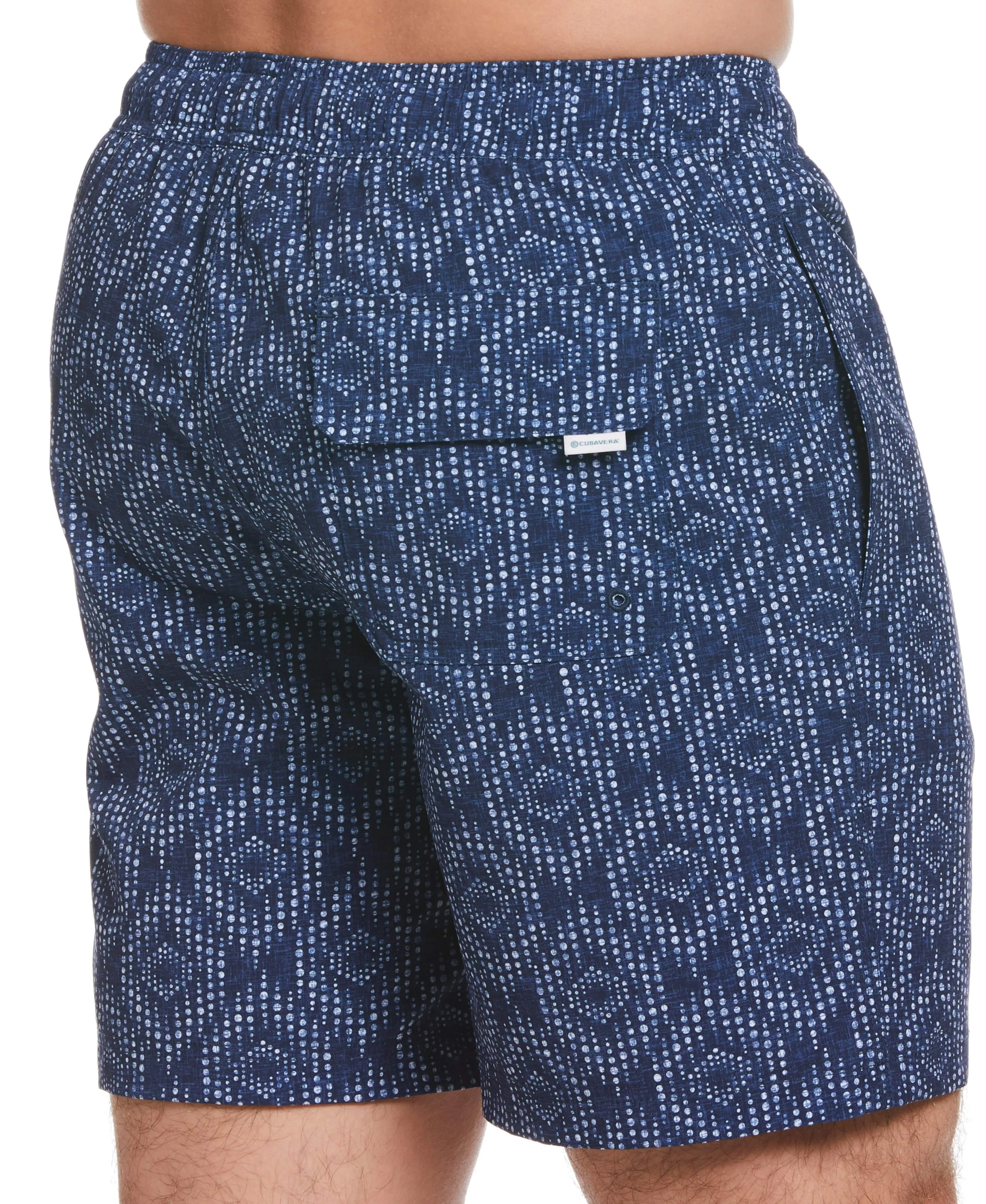 Geo Print 7" Swim Trunks